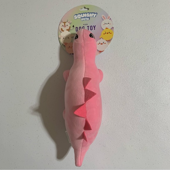 Squishy Pets Plush Dinosaur Dog Toy-NWT - Picture 3 of 6